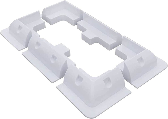 ABS Brackets for Solar Panel Installation on Caravan Motor Home RV 7PCS White Black