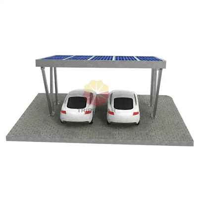 Customizable Carport Solar System Pergola with 60m/s Wind Load Tilt Angle 0-60 degree