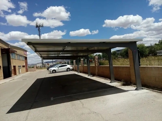 Anodized High Pre-assembled 5kw Aluminum Carport Rack Solar Parking Garage for House