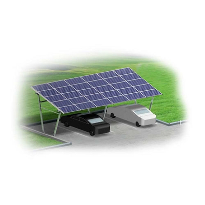 Waterproof PV Solar Carport for Flat Open Field Anodized Aluminium Solar Roof Carport