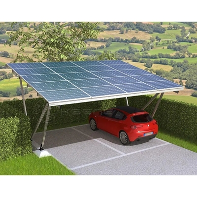 9kw German Solar Carport Easy Install Alu Charging 25 Years Lifespan Direct Supply