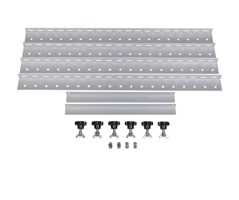 Solar Energy Adjustable Mid End Clamp for Flat Bracket Standing Ground Roof System