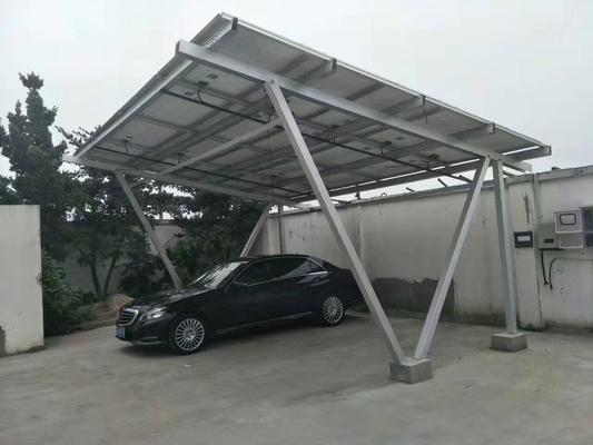 1.4KN/m2 Snow Load and 60m/s Wind Load Aluminum Structure for Solar Carport Mounting