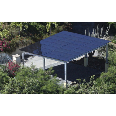 Wind Load 60M/s Resistant Solar Panel Carport Solar Mounting System with Anodized Finish