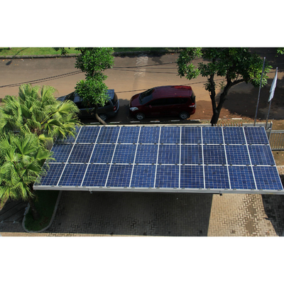 Wind Load 60M/s Resistant Solar Panel Carport Solar Mounting System with Anodized Finish