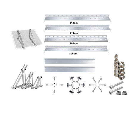 Adjustable Solar Triangular Bracket for Aluminum and Galvanized Steel Module Mounting