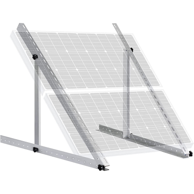 Adjustable Tilt Range Solar Mounting Bracket for PV System Structure Wind Load 60m/s