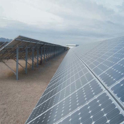 Galvanized Steel Solar Panel Mounting Brackets Ideal Choice for Ground-mounted Panels