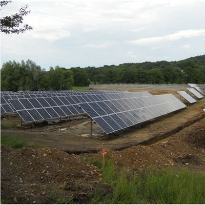 Galvanized Steel Solar Panel Mounting Brackets Ideal Choice for Ground-mounted Panels