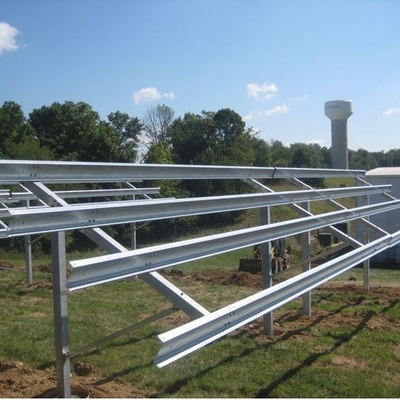 Galvanized Steel Solar Panel Mounting Brackets Ideal Choice for Ground-mounted Panels