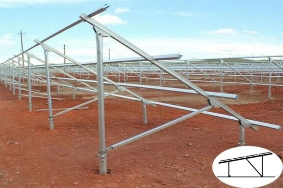 PV Panel Mounting C-steel Solar Panel Bracket for Ground Solar Installation