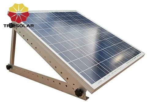 Flat Roof Wall Folding Energy Construction Bracket Adjustable Triangle Solar Panel Racks