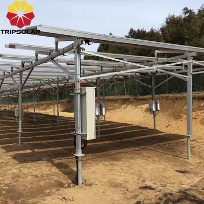 Anodized PV Solar Panel Installation Ground Mounting System for Maximum Efficiency