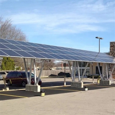 AL6005-T5 Solar Power Carport Steel Waterproof PV System Mounting Bracket for Solar Panel