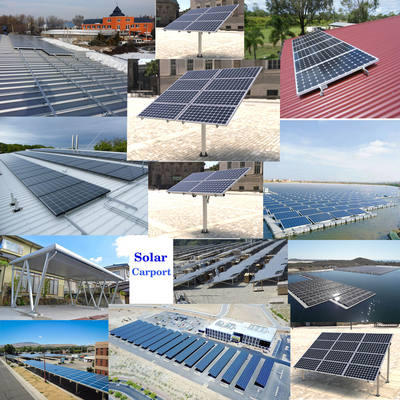 Anodized PV Solar Panel Installation Ground Mounting System for Maximum Efficiency