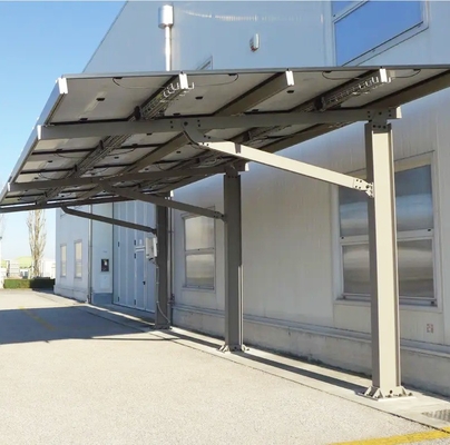 Full Assembled Solar Carport Steel Carport Shelter for House Solar Energy Bracket