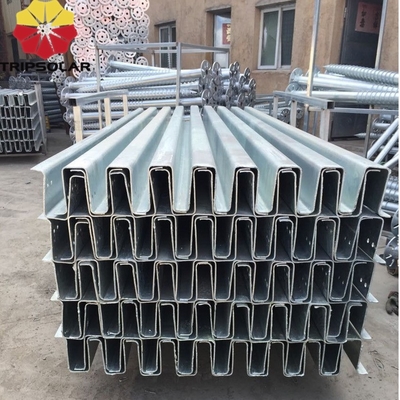 Ground Mounting System for Solar Farms ISO9001/CE Certified and 25 Years Service Life