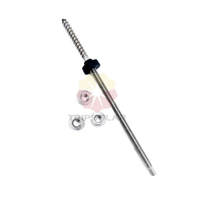 Natural Silver Double Threaded Hanger Bolts for Secure and Durable Solar Panel Mounting
