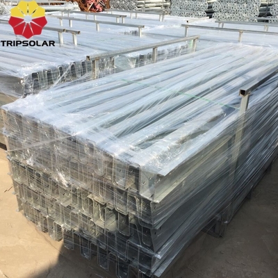 Ground Mounting System for Solar Farms ISO9001/CE Certified and 25 Years Service Life