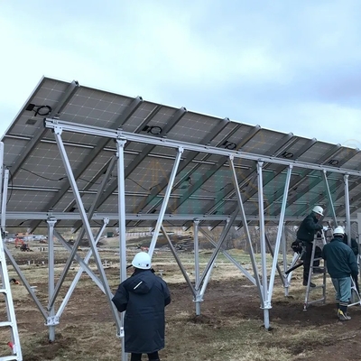 Sliver or Customization AL6005-T5 Solar Carport with Panels Parking Racking Structure