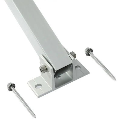 Front and Rear Leg Brackets for Silver/Black Solar Panel Mounting Tilt Angle 10deg-60deg