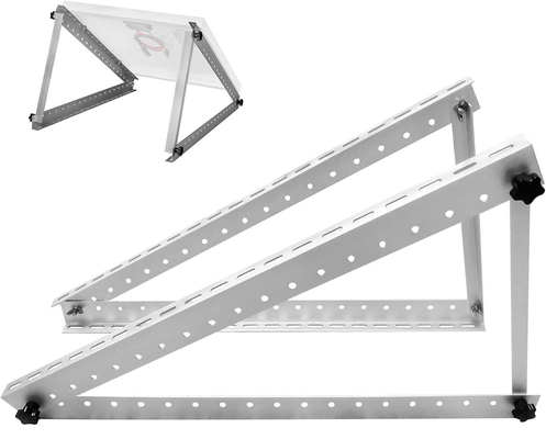 Custom Length Anodized Solar Panel Bracket for Flat Roof and Wall Mounting Solution