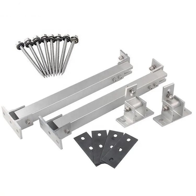 Adjustable Ground Front and Rear Legs Aluminium Racking for RV Solar Panel on Rooftop
