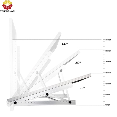Metal Roof and Open Field Installation Solar Panel Structure Bracket in Natural Silver