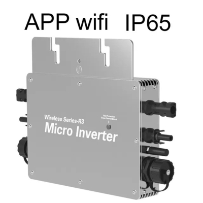 Micro Inverter Solar System with 26.6A/8.7A Output Current and WIFI/RS485 Communication