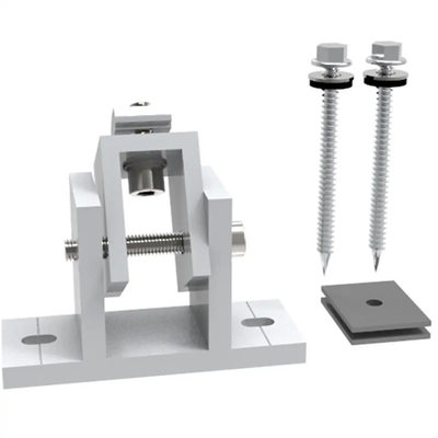 Adjustable Rear Leg Front Leg Solar Racking for PV Solar Panel Installation Efficiency