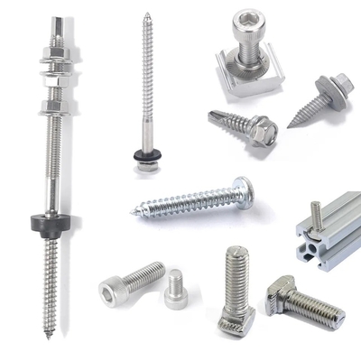 Flat Tile Solar Roof Hook SUS Mounting Structure 25YRS Service Life and Various Sizes