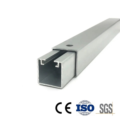 Silver or Black Aluminium Mounting Brackets for Solar Panel Pole Mounting Structures