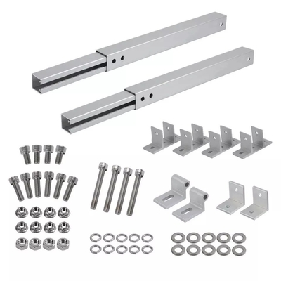 AL6005-T5 Solar Panel Mounting Bracket with Adjustable Angle and Snow Load of 1.5KN/m2