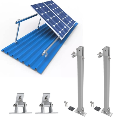 AL6005-T5 Solar Panel Mounting Bracket with Adjustable Angle and Snow Load of 1.5KN/m2