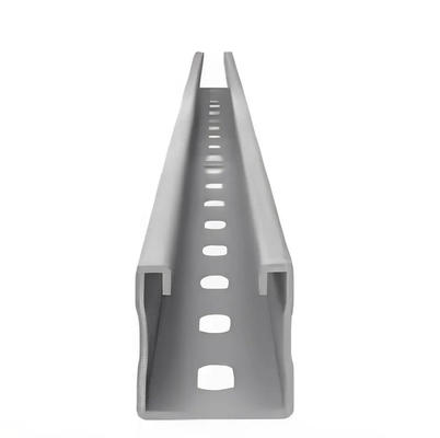 Natural Silver Solar Panel Mounting Rail for Frame or Frameless Modules Directly Sold