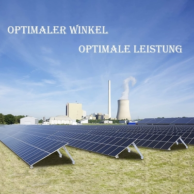 AL6005-T5 Solar Panel Mounting Bracket with Adjustable Angle and Snow Load of 1.5KN/m2