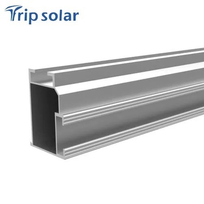 Natural Silver Solar Panel Mounting Rail for Frame or Frameless Modules Directly Sold
