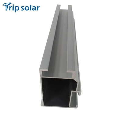 Natural Silver Solar Panel Mounting Rail for Frame or Frameless Modules Directly Sold