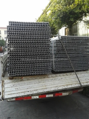 Natural Silver Solar Panel Mounting Rail for Frame or Frameless Modules Directly Sold