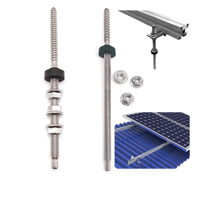 Stainless Steel Photovoltaic Solar Balcony Hooks for and Solar Panel Mounting on Roofs
