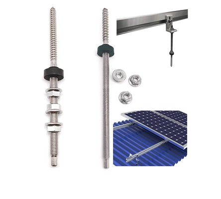 Stainless Steel Photovoltaic Solar Balcony Hooks for and Solar Panel Mounting on Roofs