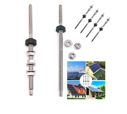 Stainless Steel Photovoltaic Solar Balcony Hooks for and Solar Panel Mounting on Roofs
