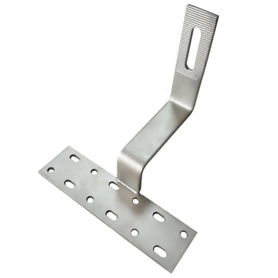 ISO9001/CE Certified Solar Tile Roof Hook for Easy Installation Natural Silver Finish