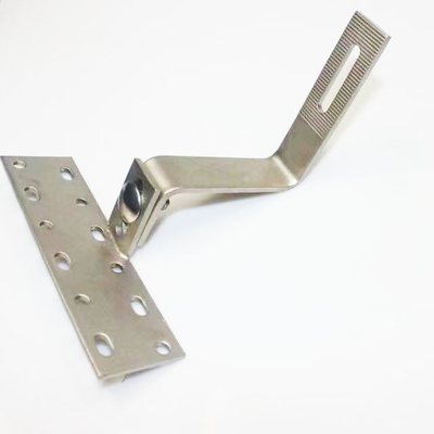 ISO9001/CE Certified Solar Tile Roof Hook for Easy Installation Natural Silver Finish