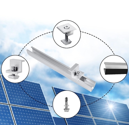 Strong and Hassle-Free PV Solar Panel Installation with Anodized Aluminum Rail Kits