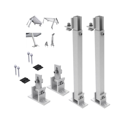 60M/s Wind Load Adjustable Aluminum Solar Panel Mounting Bracket for Small Panel Setup