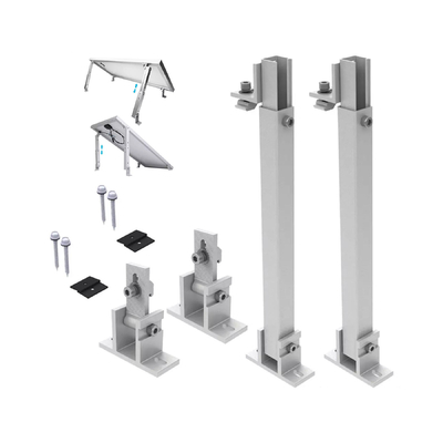 60M/s Wind Load Adjustable Aluminum Solar Panel Mounting Bracket for Small Panel Setup