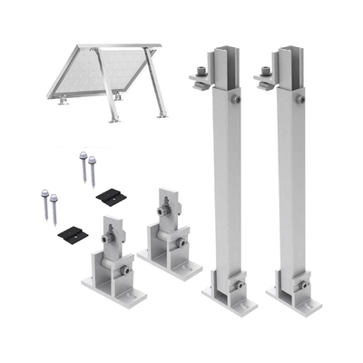 60M/s Wind Load Adjustable Aluminum Solar Panel Mounting Bracket for Small Panel Setup