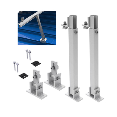60M/s Wind Load Adjustable Aluminum Solar Panel Mounting Bracket for Small Panel Setup