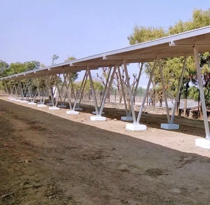 60m/s Wind Load Solar Carport Bracket for Quick Installation of Home Solar Panel Kit